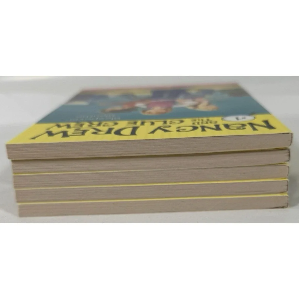 Aladdin Nancy Drew and the Clue Crew Kids Books 1-5 Yellow Mystery Box Set